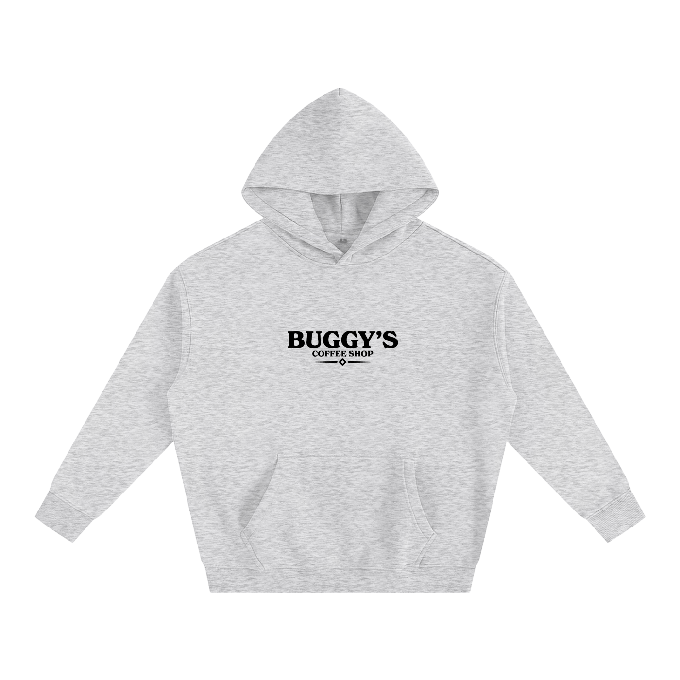 Buggy's "Kickin' Coffee" Oversize Fleeced Hoodie