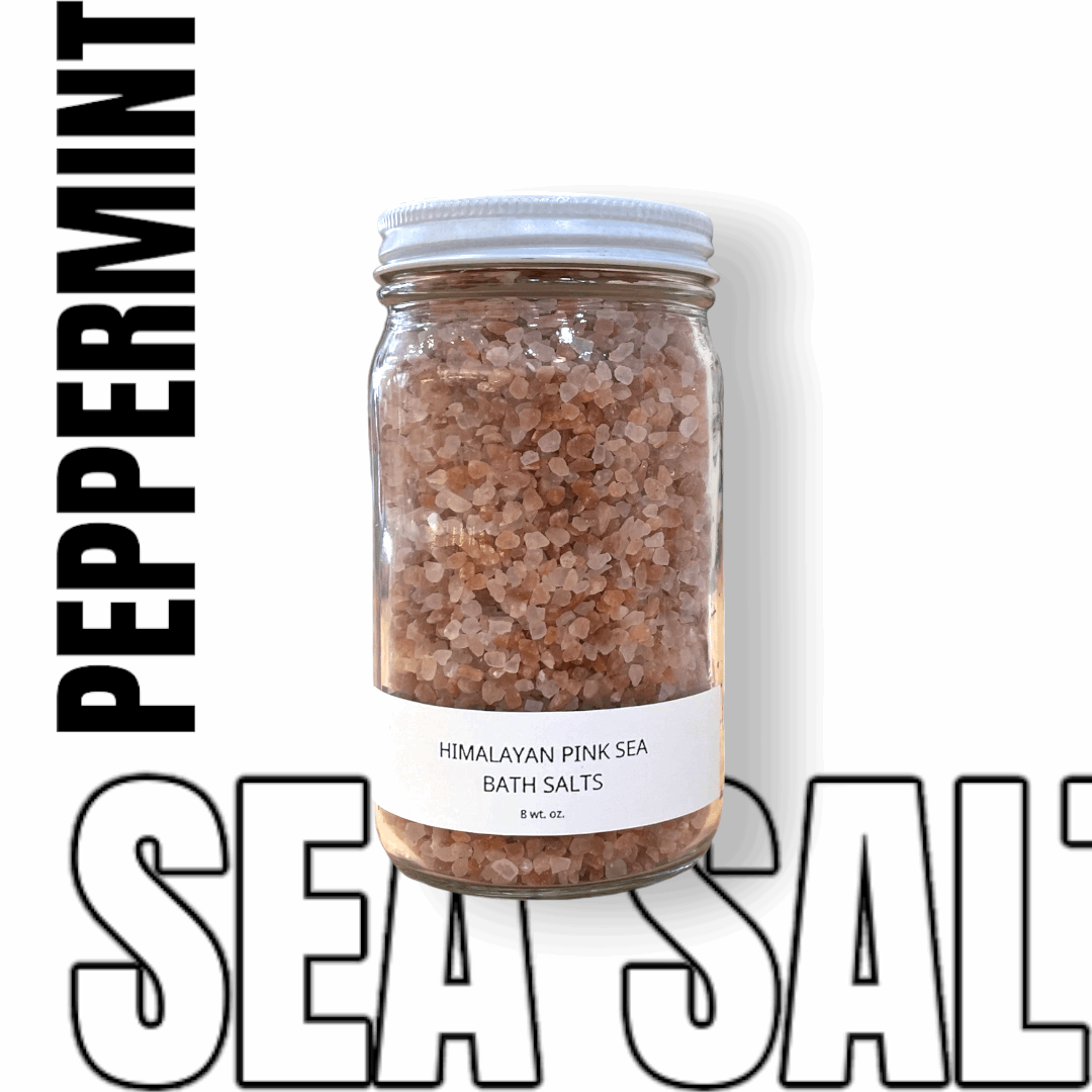 Bath Salts | Himalayan Pink Sea Salt | 8oz - Refillism ~ Blessings Grow Meadows