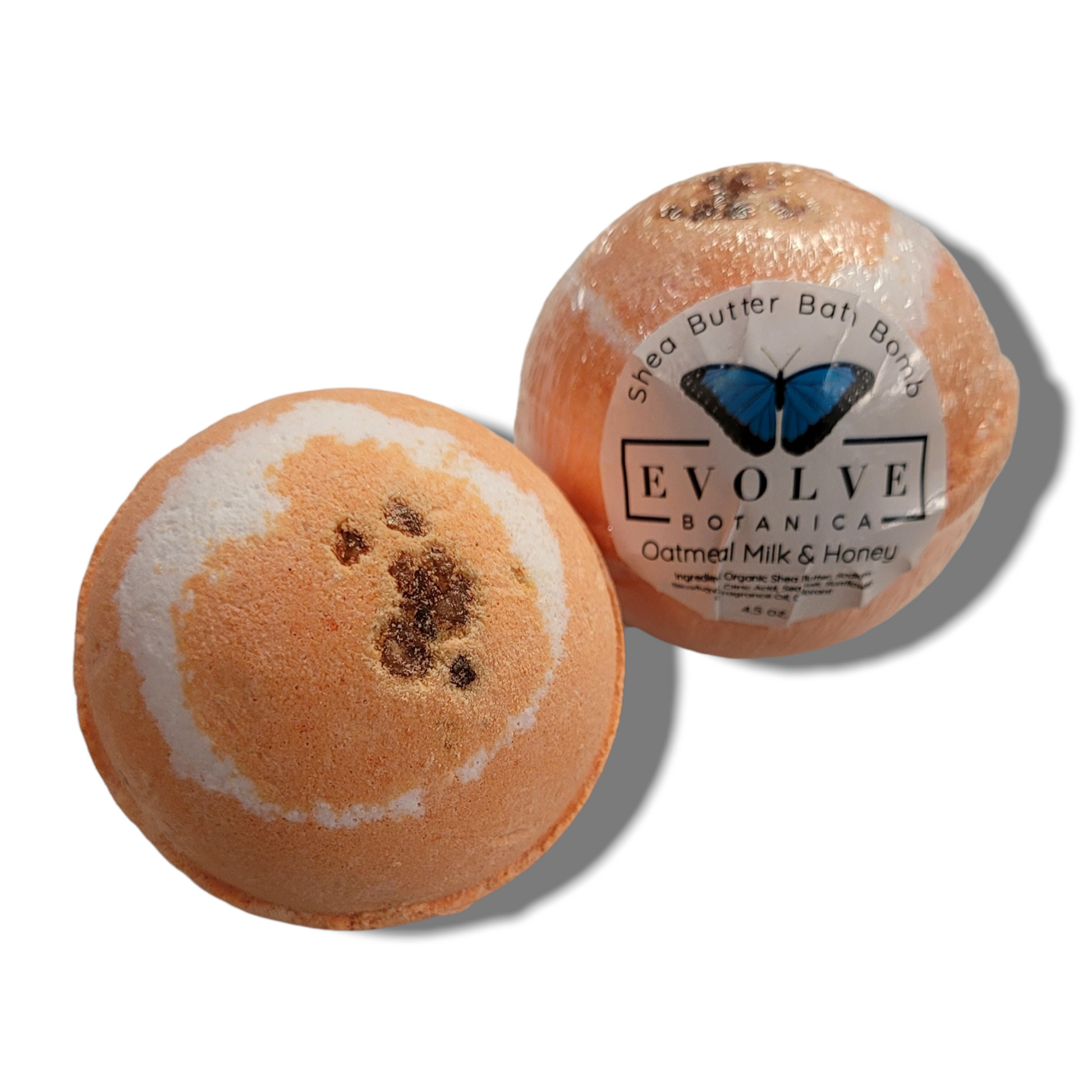 Bath Bomb - Oatmeal Milk Honey - Evolve Botanica ~ Blessings Grow Meadows