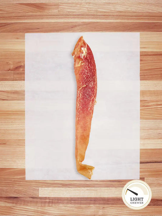 Farm Hounds Beef Aorta Dog Chews, natural beef aorta treat for dogs, shown in the image.