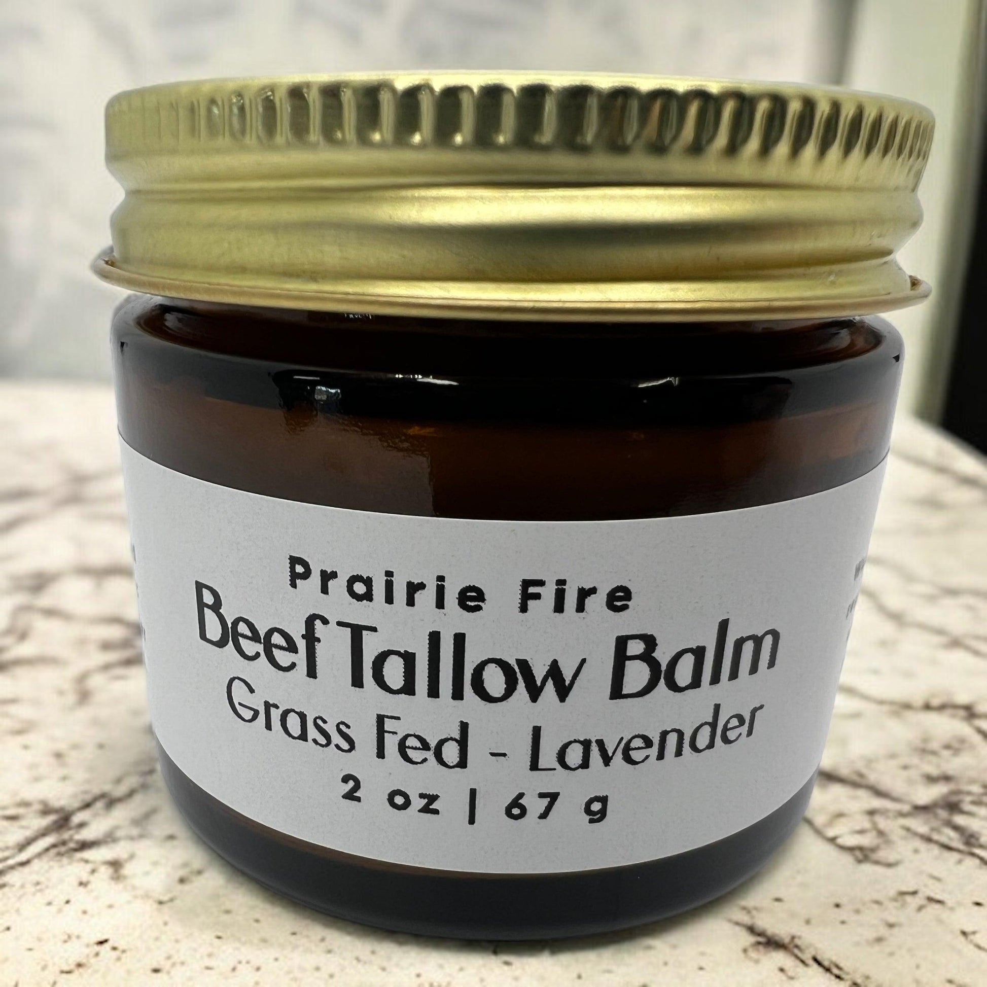 Beef Tallow Balm - 2 oz - Grown and Made in USA - Organic Grass Fed and Finished Tallow - Moisturizing Skin Care - Blessings Grow Meadows