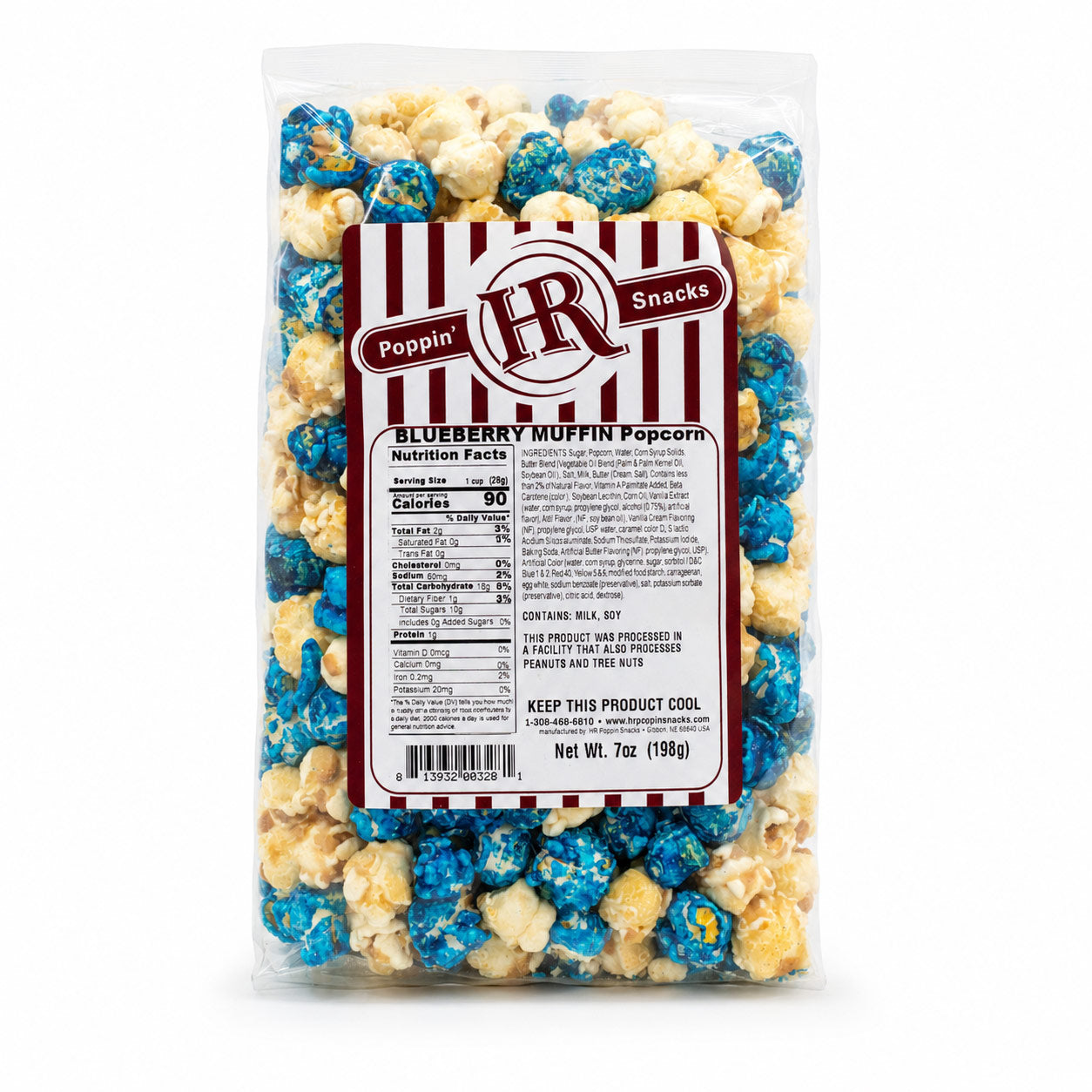 Blueberry Muffin Popcorn | 8 oz | HR Poppin' Snacks