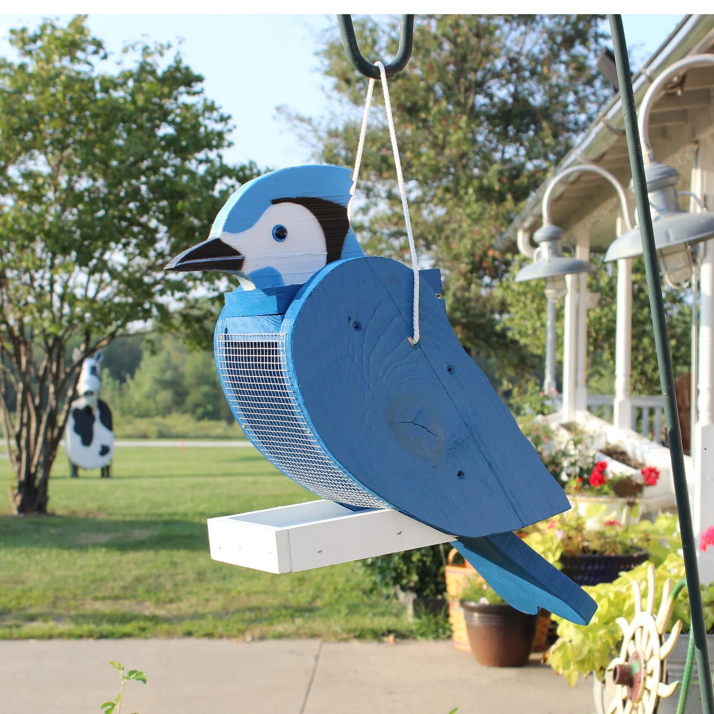 Amish-Made Bird Feeder – Handcrafted Wooden Bird Shaped Feeders (Multiple Styles)