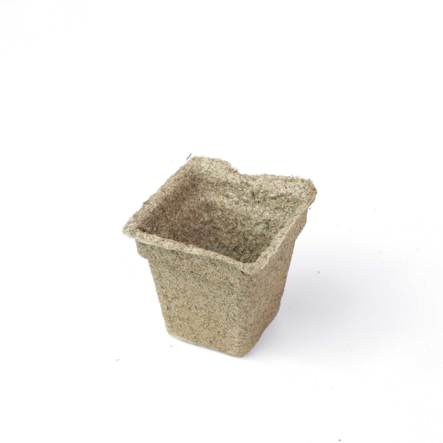 Bootstrap Farmer CowPots® #3 Square, biodegradable seed starting pots, shown in a set ready for planting.