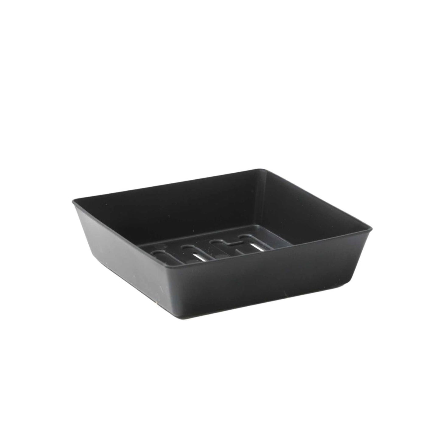 Set of Bootstrap Farmer 5x5 shallow microgreen trays with multicolor inserts, 16 per pack, no drainage holes for microgreen growth.