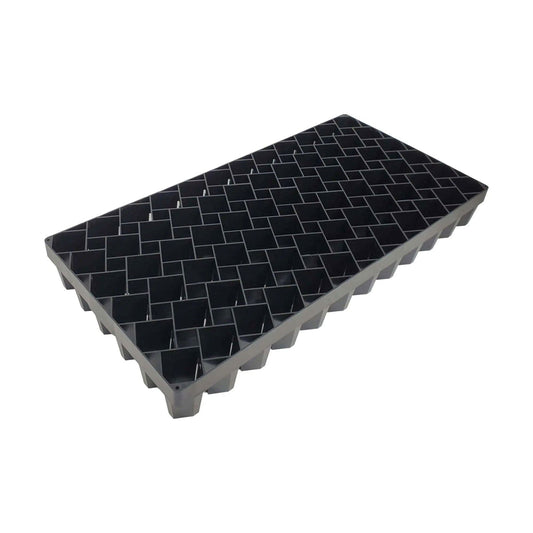 Black Bootstrap Farmer Air Prune 72 Cell Propagation Tray for seed starting and plant propagation, durable plastic with 72 individual cells.