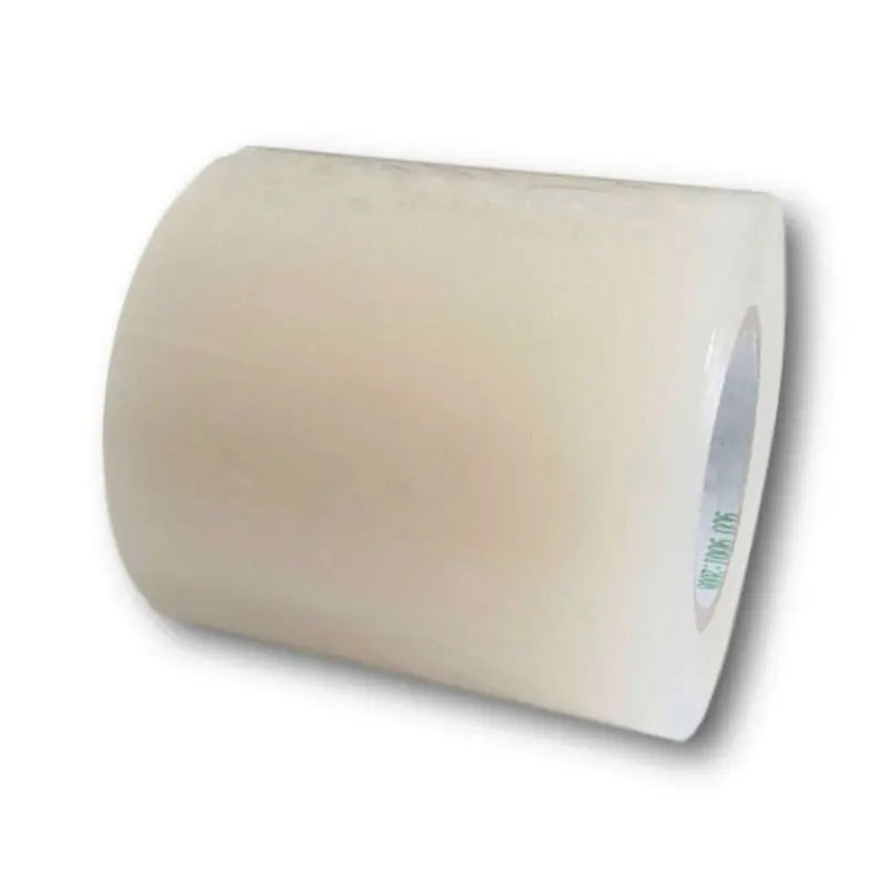 Bootstrap Farmer Greenhouse Plastic Repair Tape—this large, clear roll with a white core offers UV and temperature resistance. Shown upright against a plain white background.