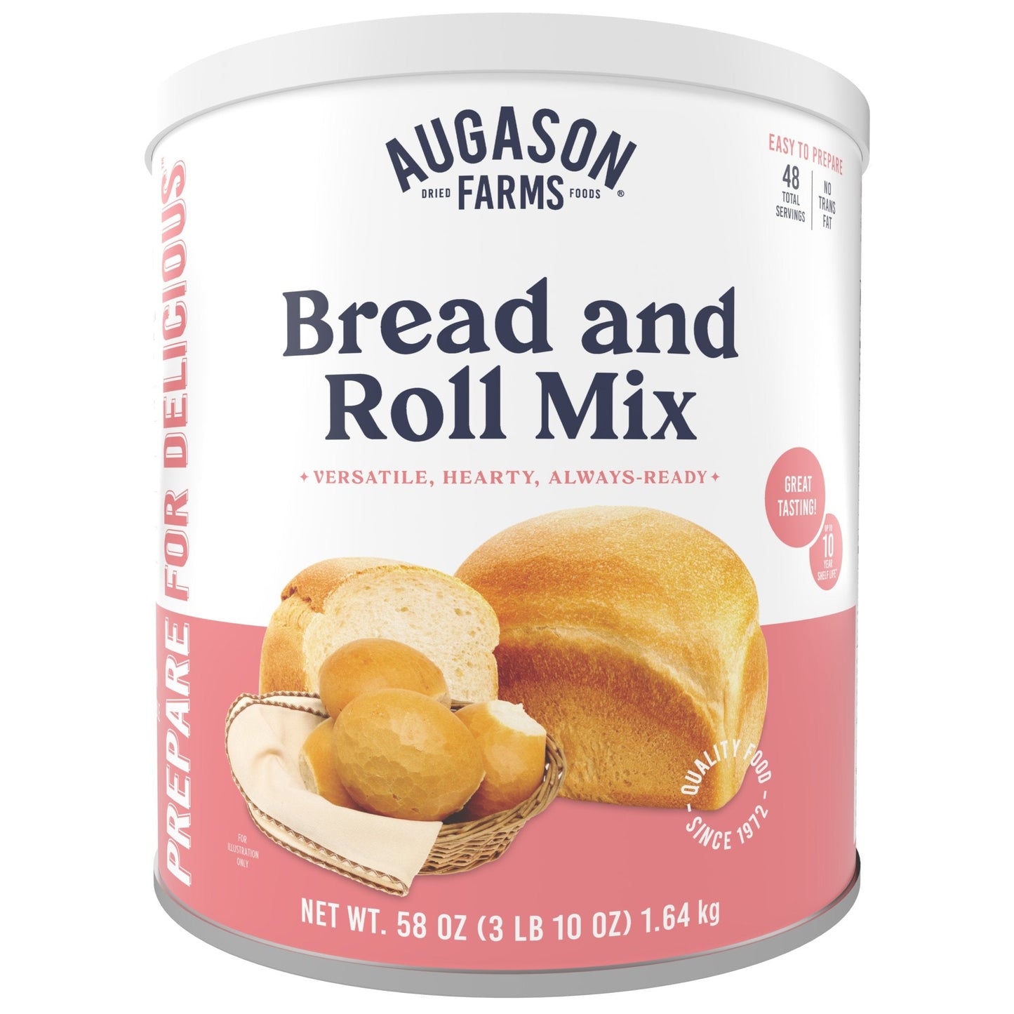 Bread and Roll Mix Can, 48 Servings - Blessings Grow Meadows