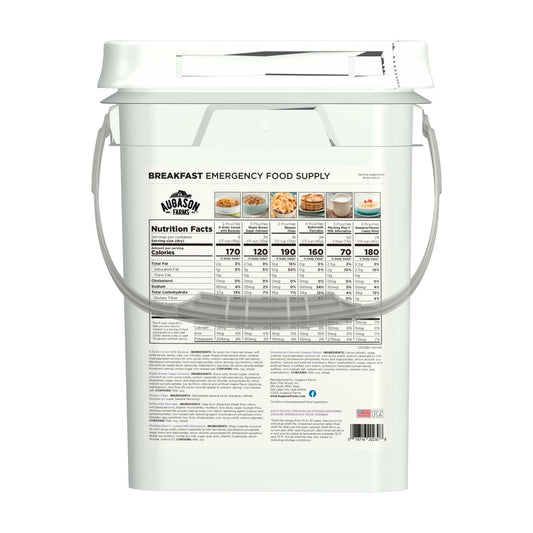 Breakfast Variety Pail, 162 Servings - Blessings Grow Meadows