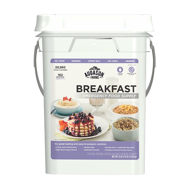Breakfast Variety Pail, 162 Servings - Blessings Grow Meadows