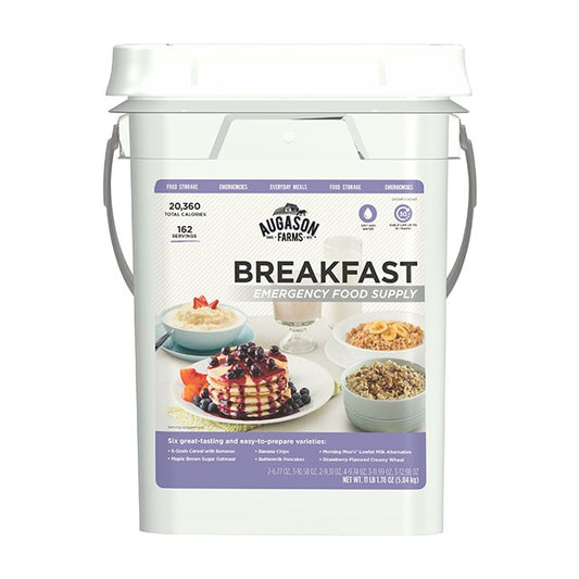 Breakfast Variety Pail, 162 Servings - Blessings Grow Meadows