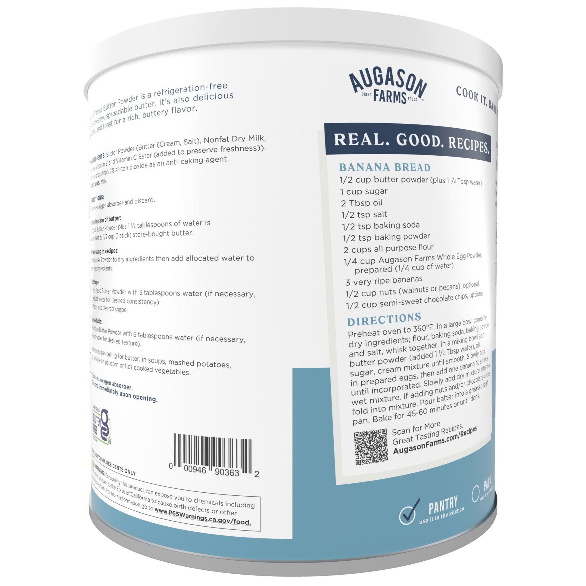 Butter Powder Can, 510 Servings - Blessings Grow Meadows