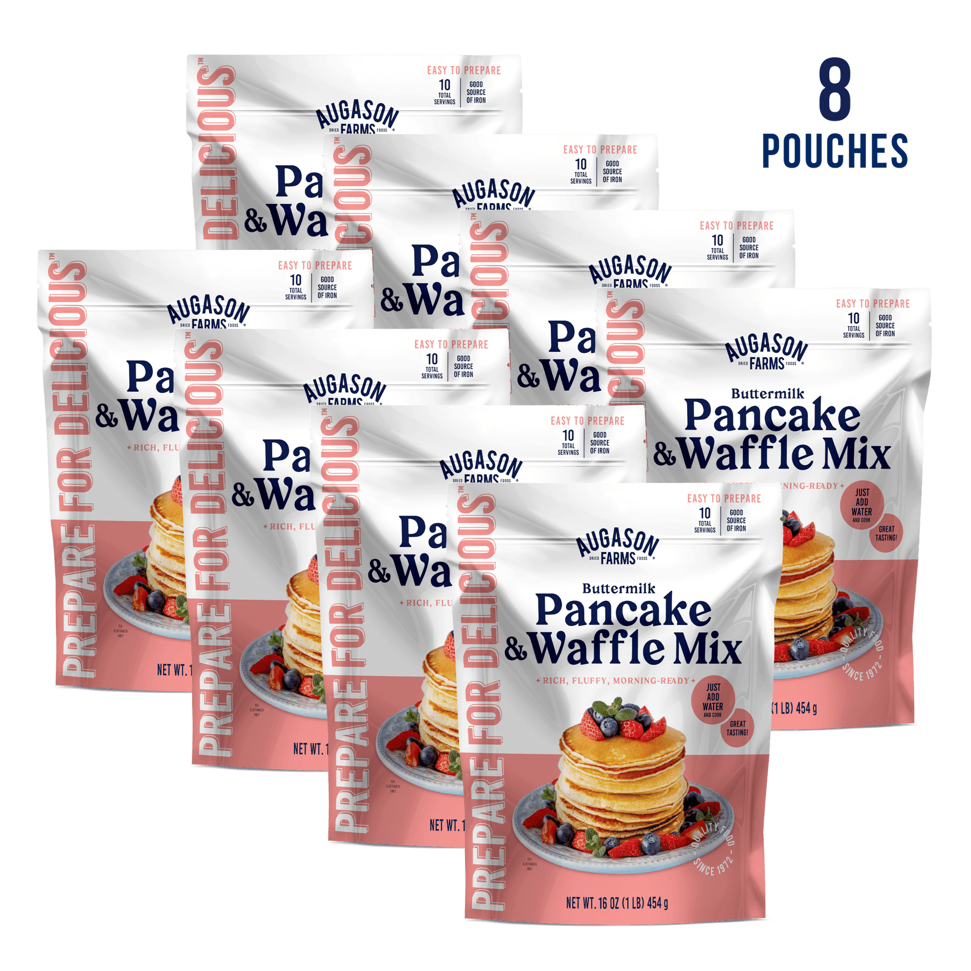 Buttermilk Pancake & Waffle Mix Pouch, 10 Servings - Blessings Grow Meadows