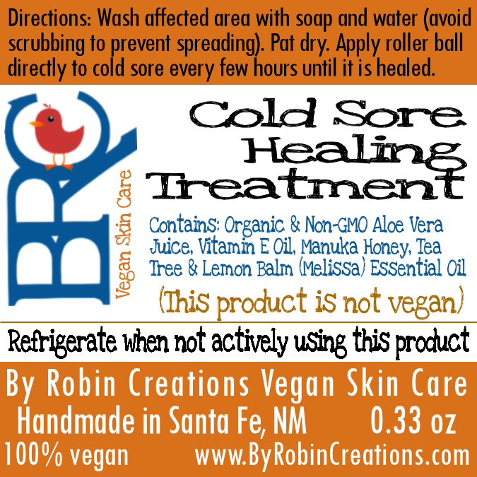 Cold Sore Treatment Roll-on - Blessings Grow Meadows