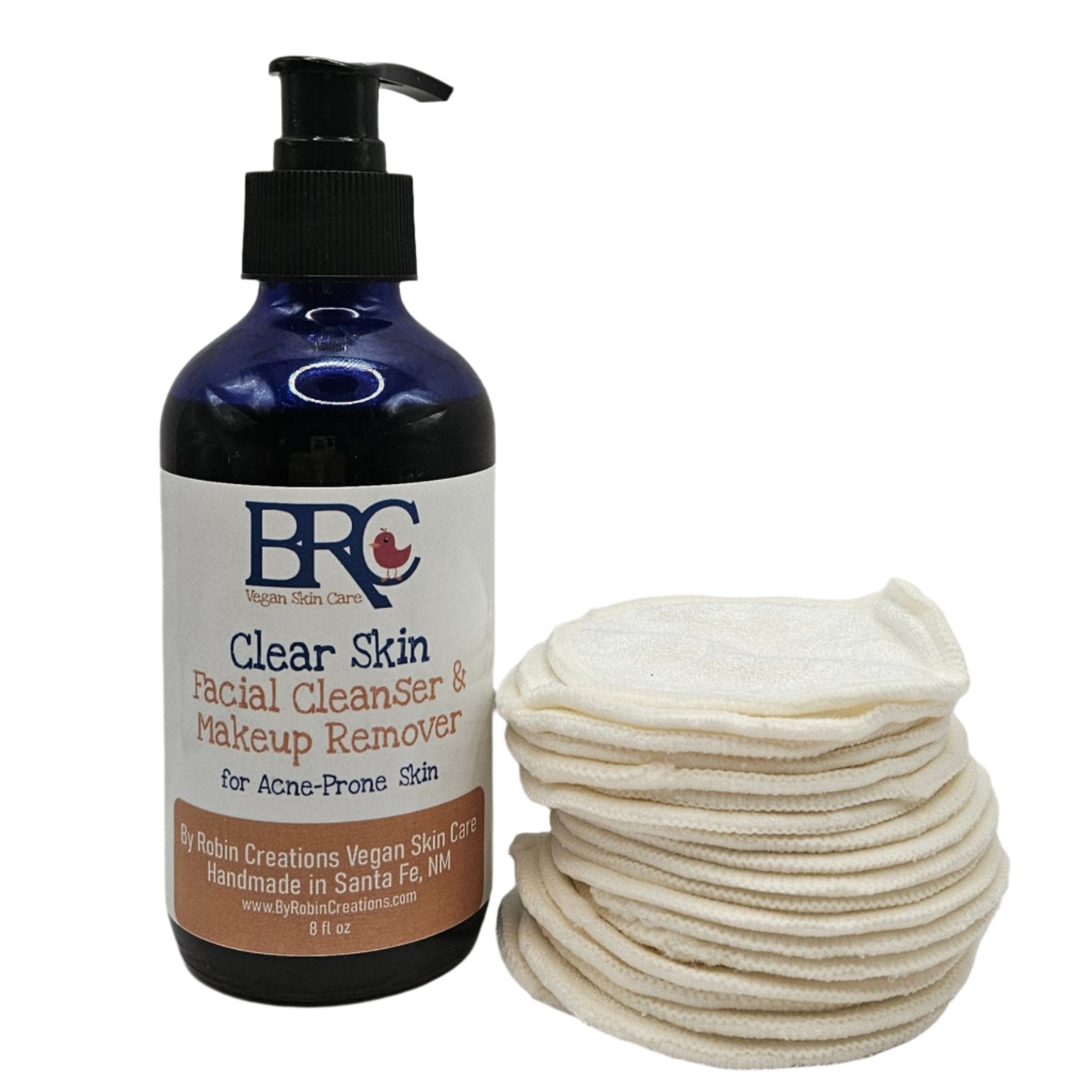 Clear Skin Facial Cleanser & Makeup Remover Pads for Acne-Prone Skin - Blessings Grow Meadows