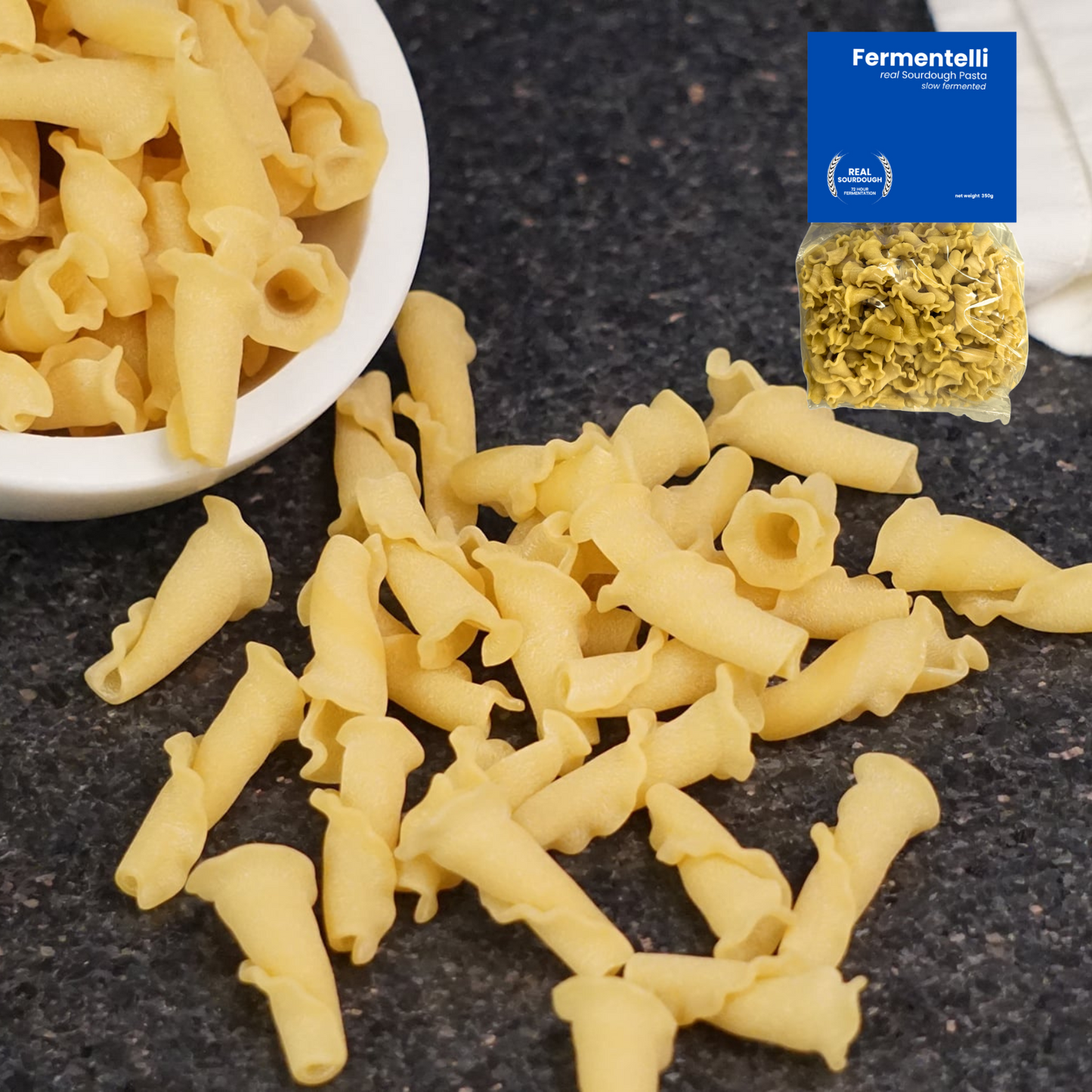 Sourdough Pasta -Campanelle from Fermentelli - 2 pack - Fermentelli Pasta ~ Blessings Grow Meadows