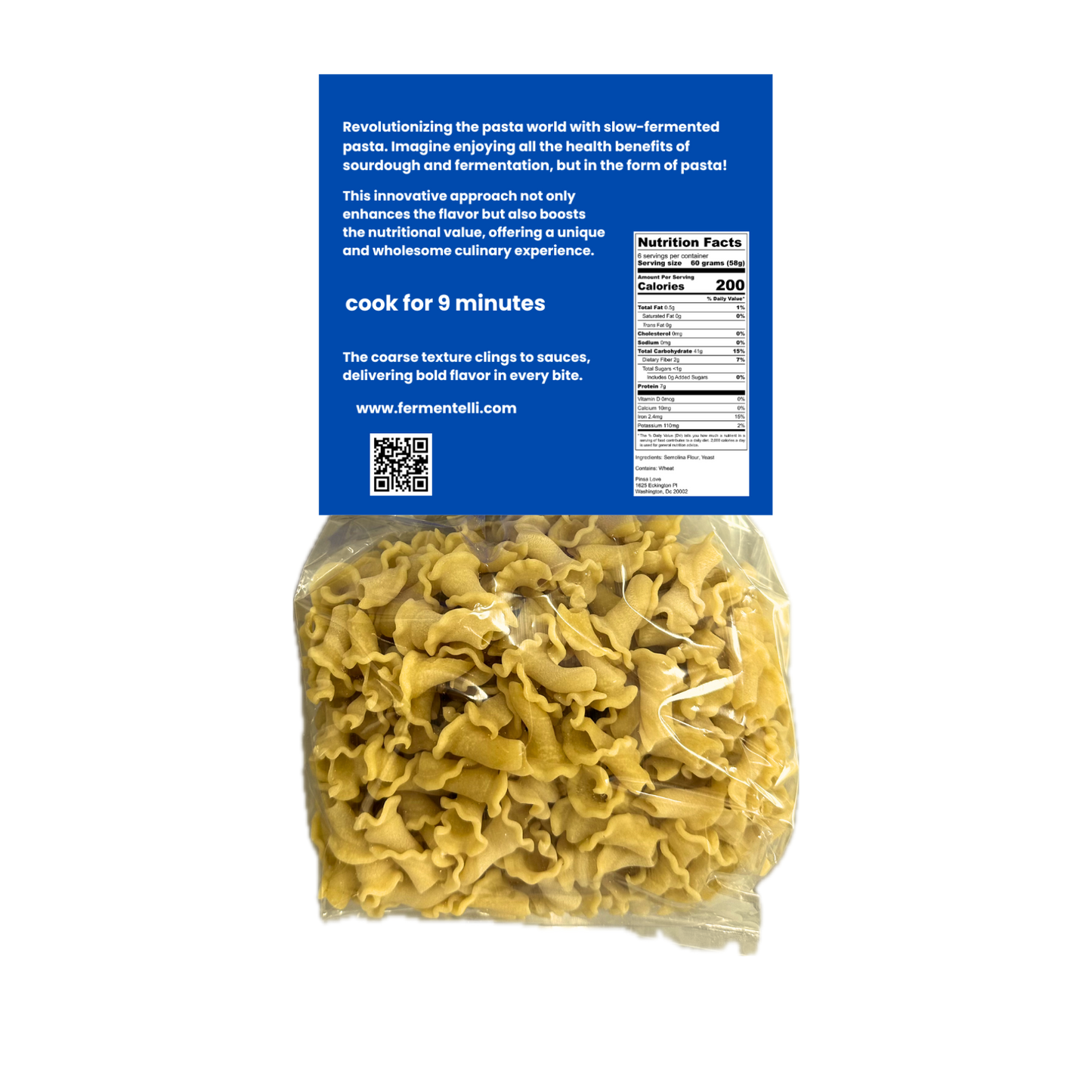 Sourdough Pasta -Campanelle from Fermentelli - 2 pack - Fermentelli Pasta ~ Blessings Grow Meadows