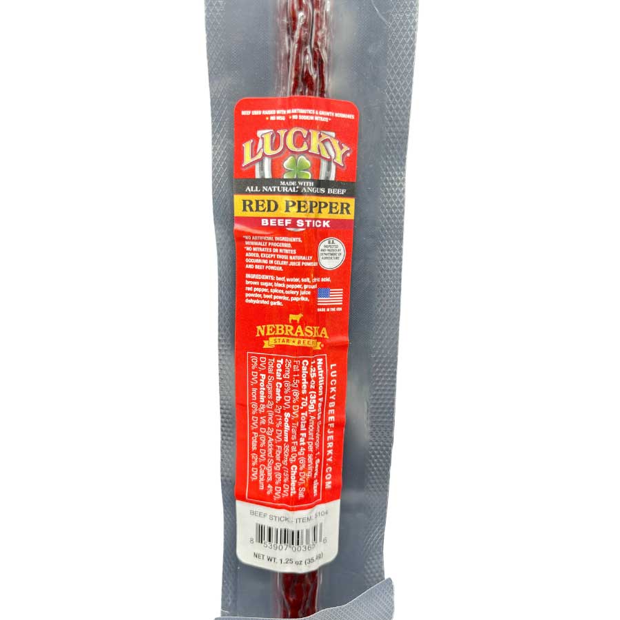 Red Pepper Beef Stick | 1.25 oz | Nebraska Star Beef - BuyNebraska.com ~ Blessings Grow Meadows