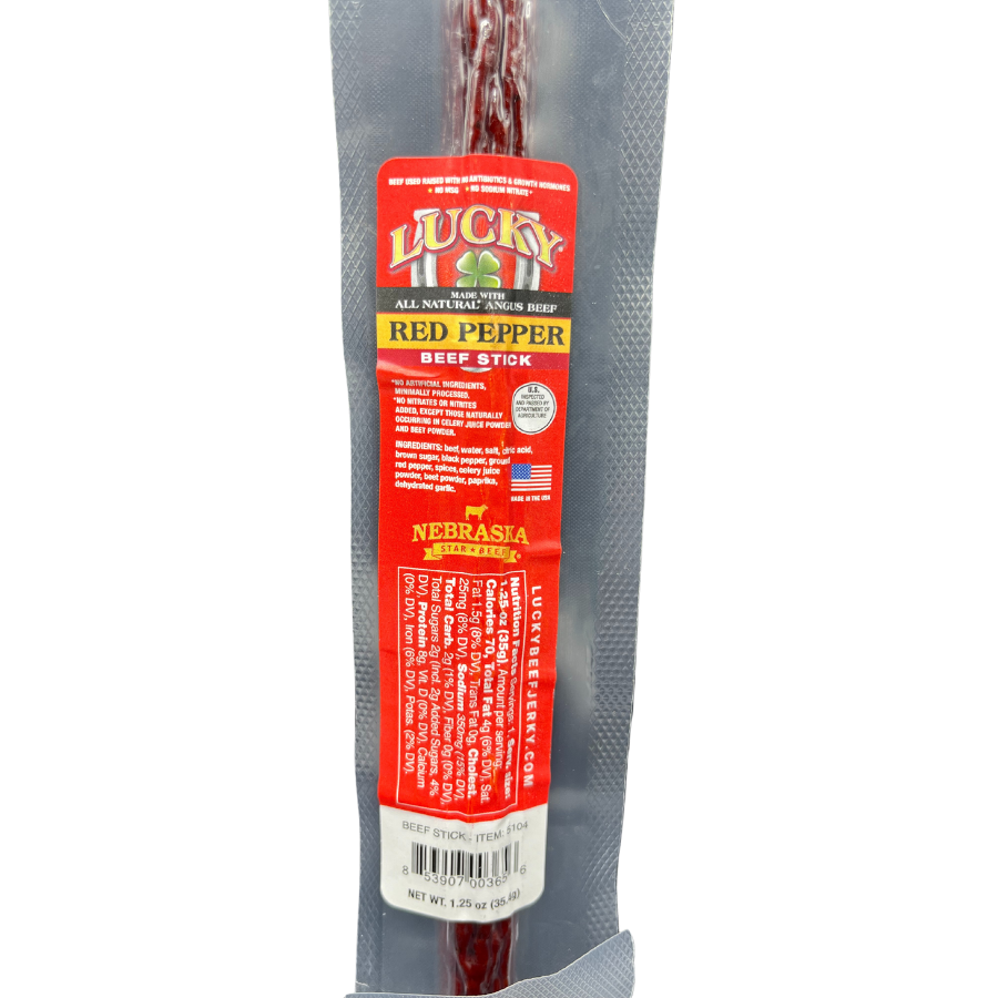 Red Pepper Beef Stick | 1.25 oz | Nebraska Star Beef - BuyNebraska.com ~ Blessings Grow Meadows