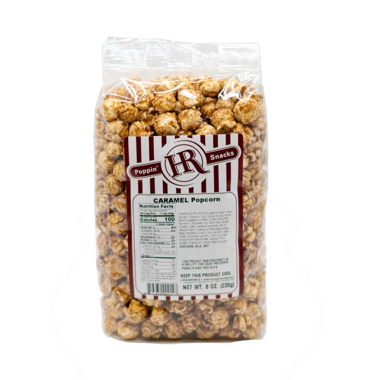 Caramel Popcorn | 8 oz | HR Poppin' Snacks - BuyNebraska.com ~ Blessings Grow Meadows