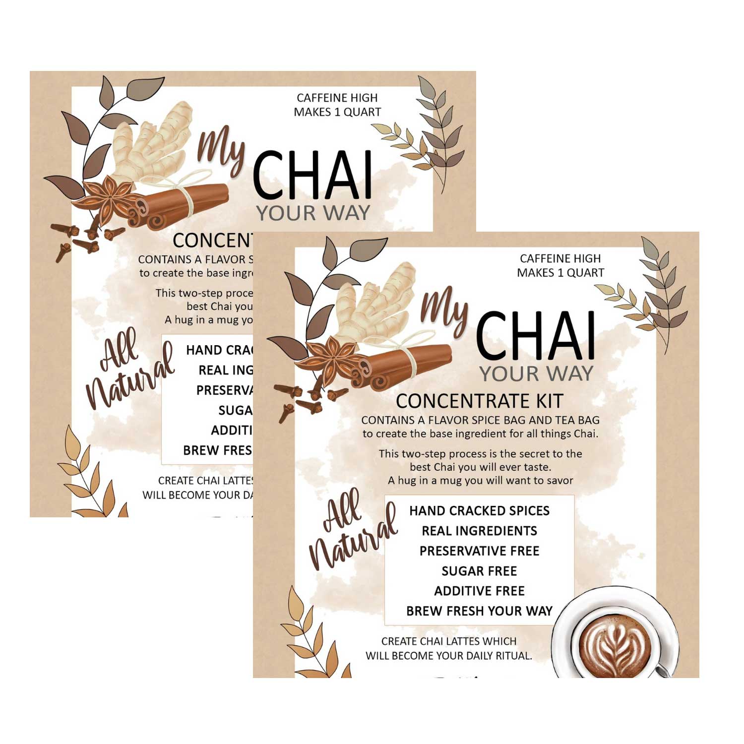 DIY Chai Tea Kit | Pack of 2 | Tea n More - BuyNebraska.com ~ Blessings Grow Meadows