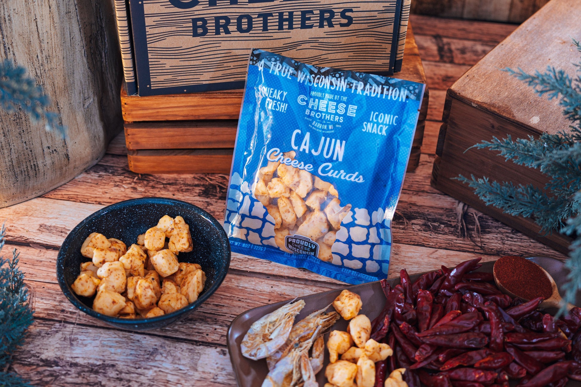 Deluxe Char-Curd-Erie Box gift set from Cheese Brothers, Inc. featuring assorted cheeses and curated cheese bundle.