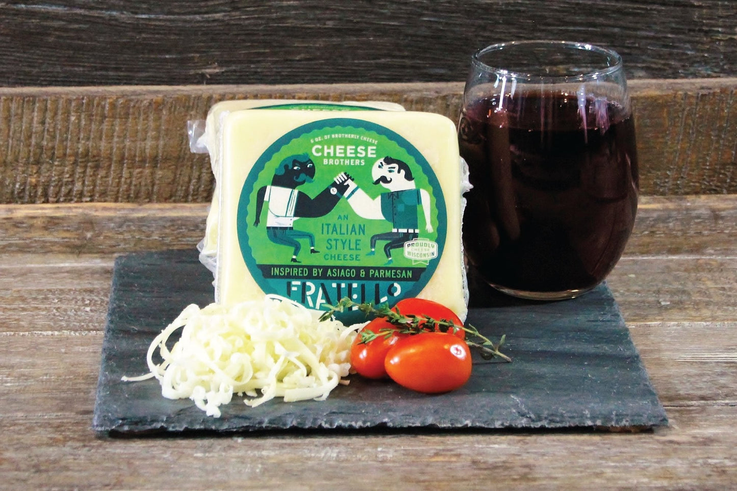 Cheese Brothers, Inc. housewarming gift basket with assorted cheeses, crackers, and gourmet treats for new homeowners.