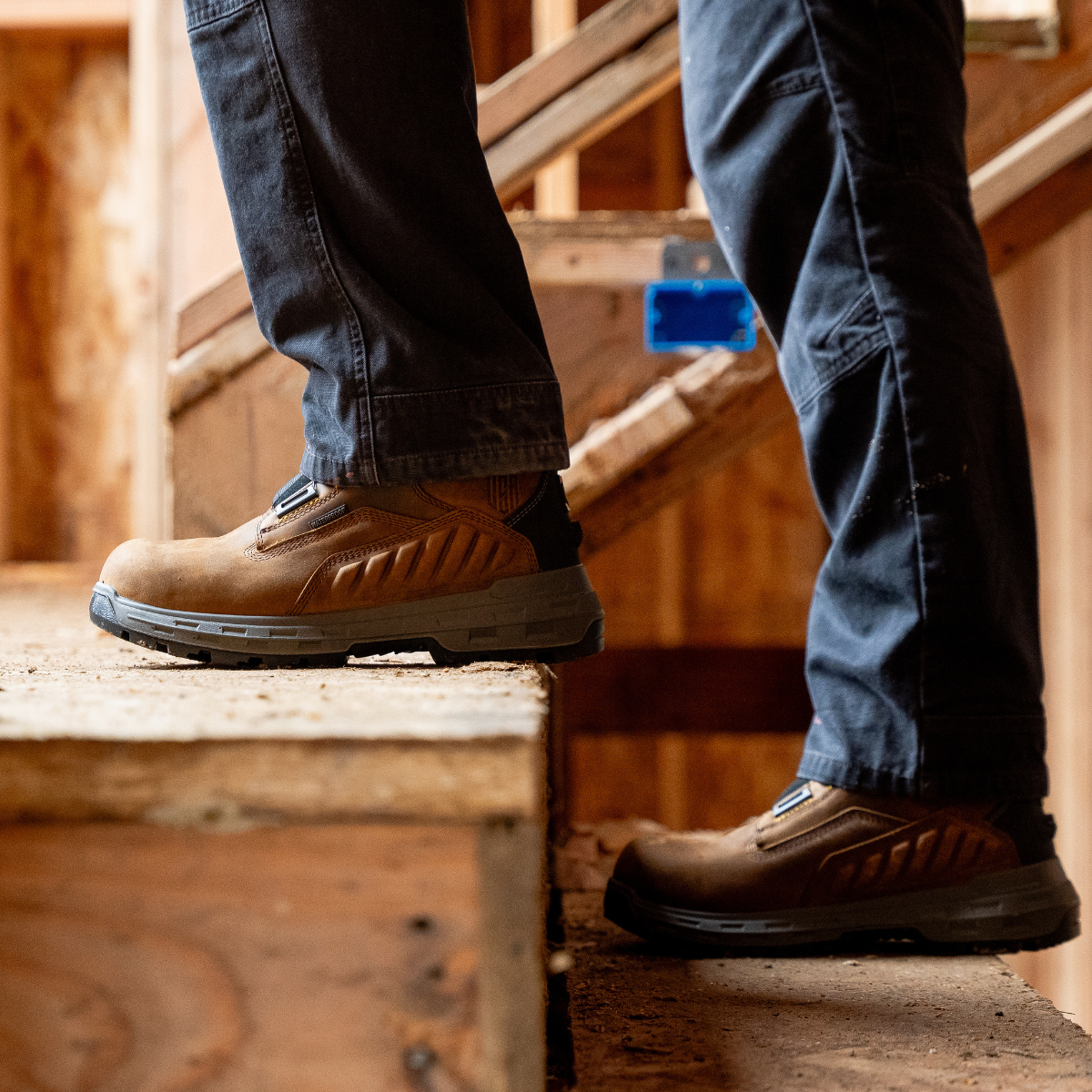 Wildwood 6” Soft Toe Turbolace™ Work Boot - Brown - Made in USA - Blessings Grow Meadows