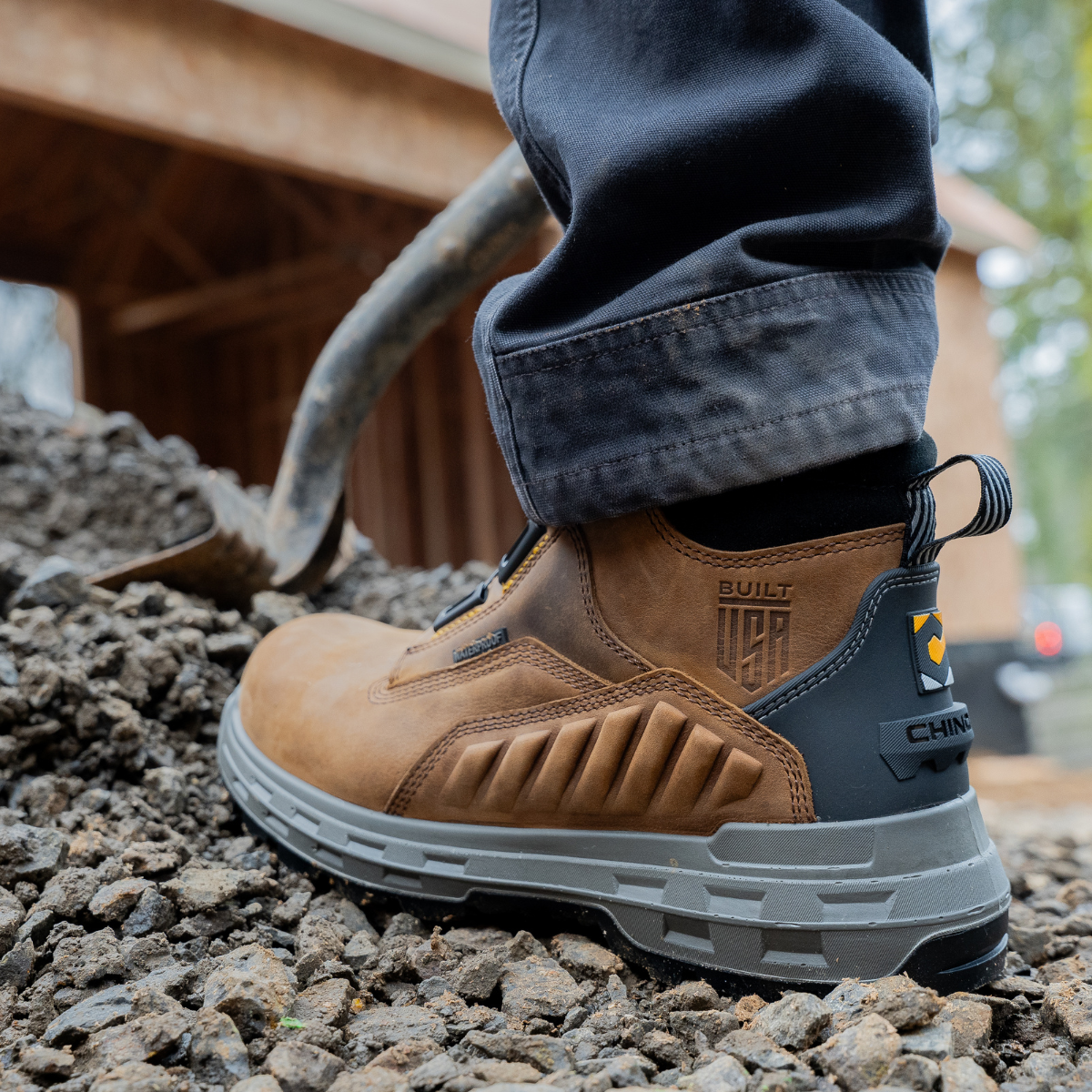 Wildwood 6” Soft Toe Turbolace™ Work Boot - Brown - Made in USA - Blessings Grow Meadows