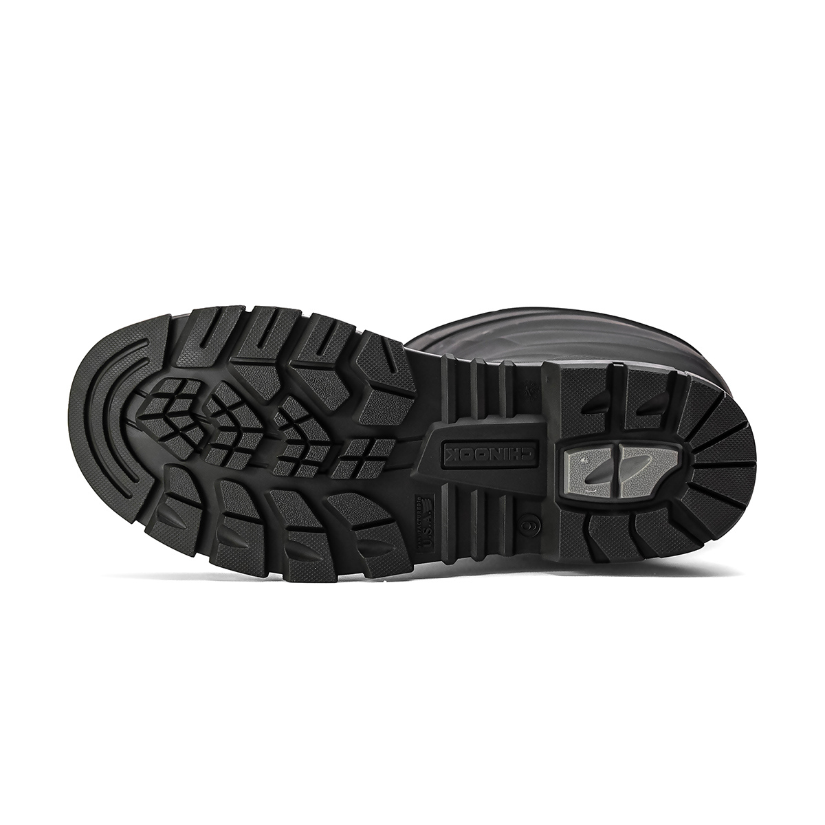 Kickaxe 15" Steel Toe Waterproof Rubber Boot – Black/Grey - Blessings Grow Meadows