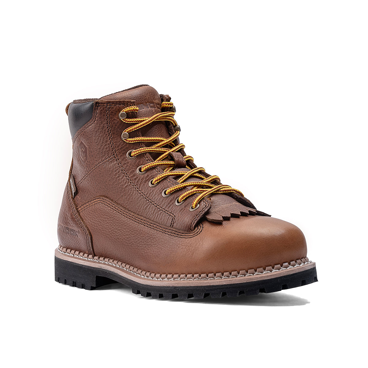 Logger 6” Men’s Waterproof Work Boot - Brown - Blessings Grow Meadows