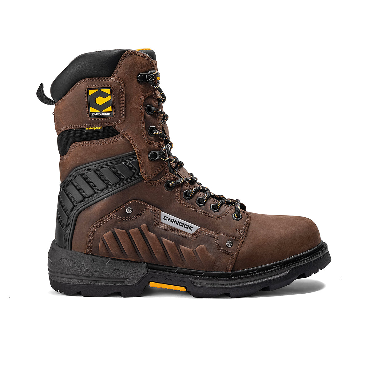 Scorpion 9” Plain Toe Waterproof Work Boot – Brown - Blessings Grow Meadows