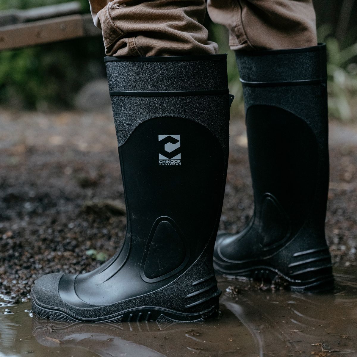 Battleaxe Regrind 15" Men's Waterproof Rubber Boot - Blessings Grow Meadows