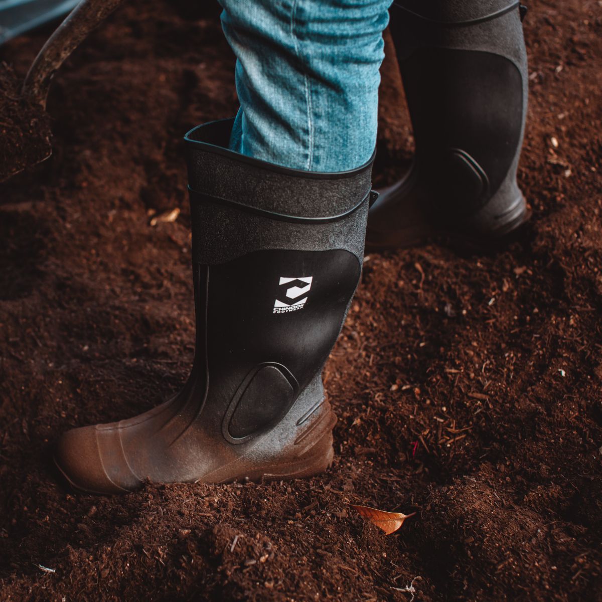 Battleaxe Regrind 15" Men's Waterproof Rubber Boot - Blessings Grow Meadows