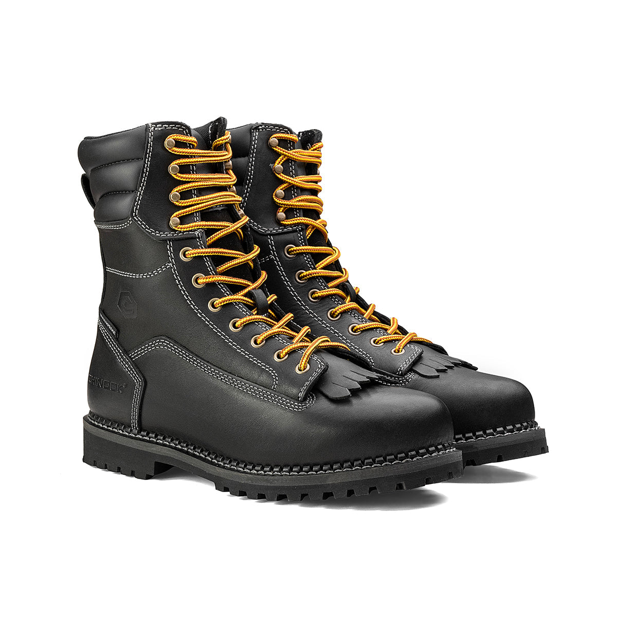 Logger 8” Men’s Waterproof Work Boot for Men - Black - Blessings Grow Meadows