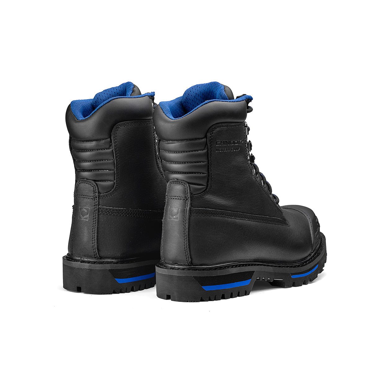 Tarantula 8" Steel Toe Men’s Waterproof Work Boot - Black - Blessings Grow Meadows