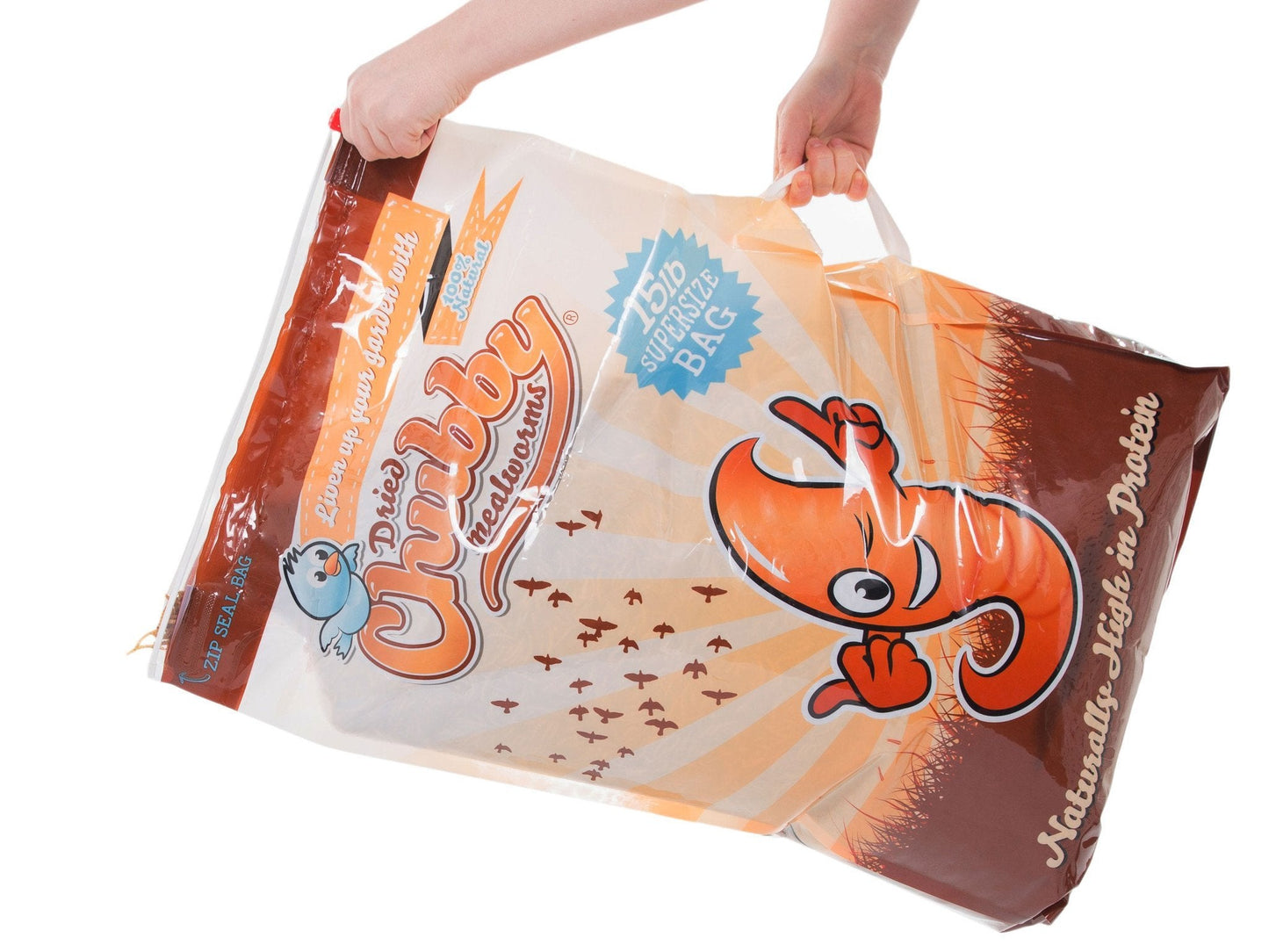 45Lbs Chubby Dried Mealworms - Blessings Grow Meadows