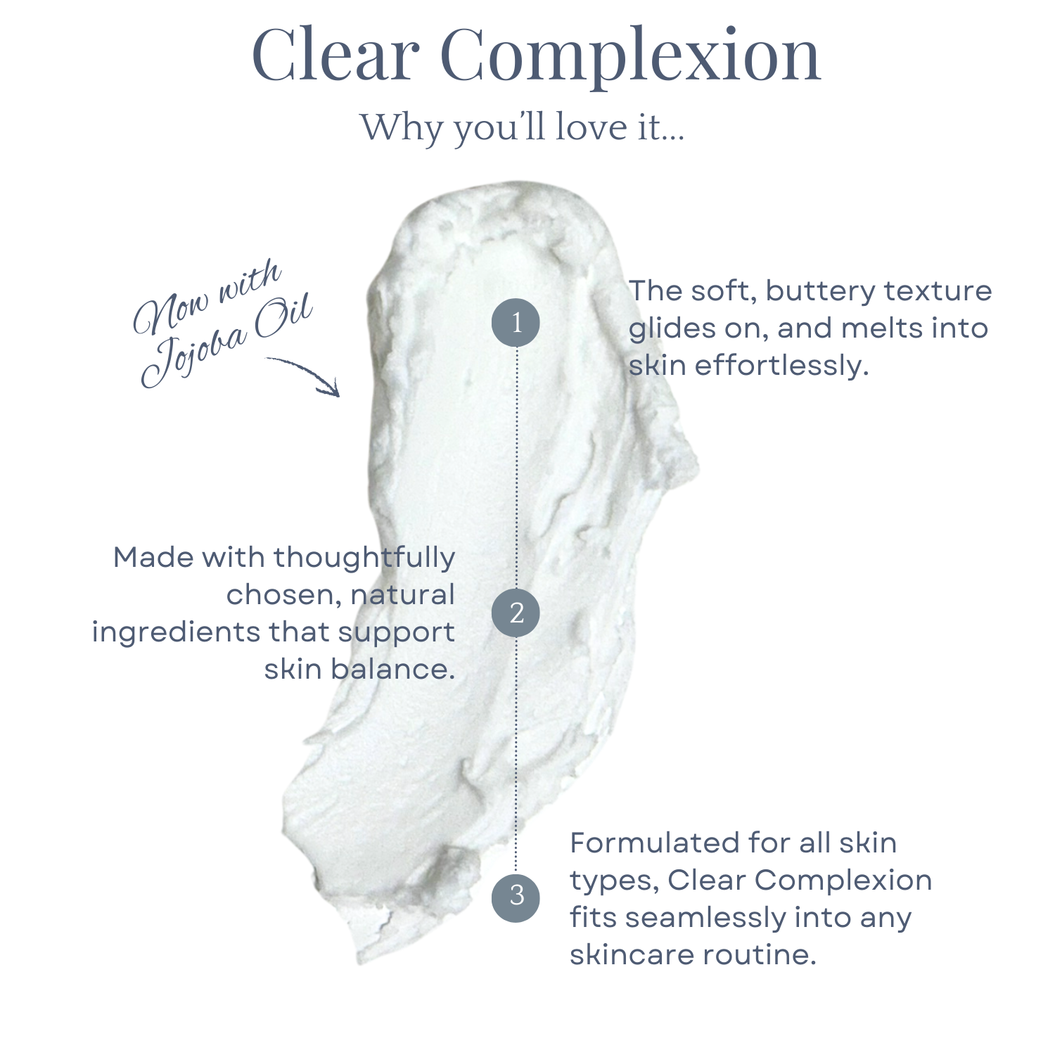 Clear Complexion Whipped Tallow Facial Moisturizer - Blessings Grow Meadows
