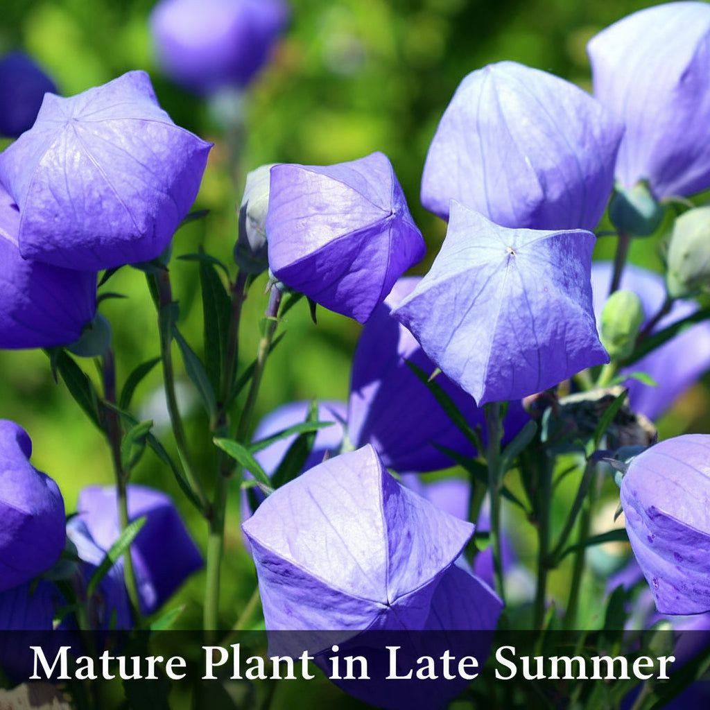 Balloon Flower Live Plant – Platycodon grandiflorus – Blue-Purple Perennial – Zones 3–9