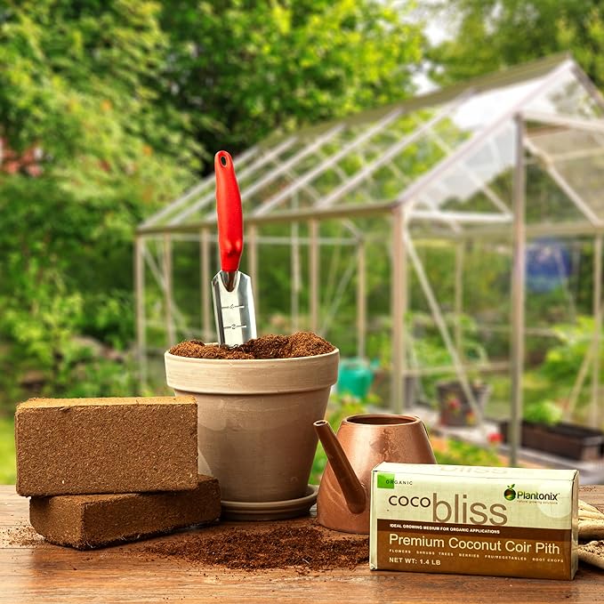 Coco Bliss - 650g Coco Coir Bricks - Blessings Grow Meadows