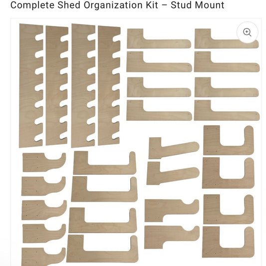 Complete Shed Organization Kit – Yard & Garden Tool Storage System