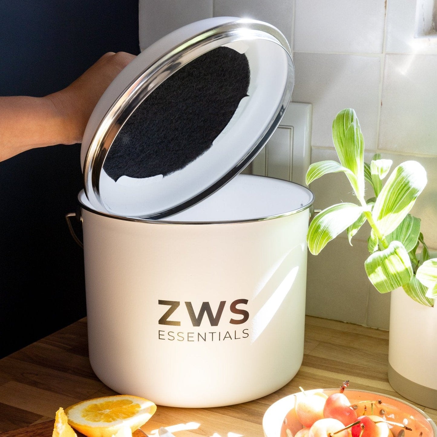 Countertop Compost Bin - ZeroWasteStore.com ~ Blessings Grow Meadows