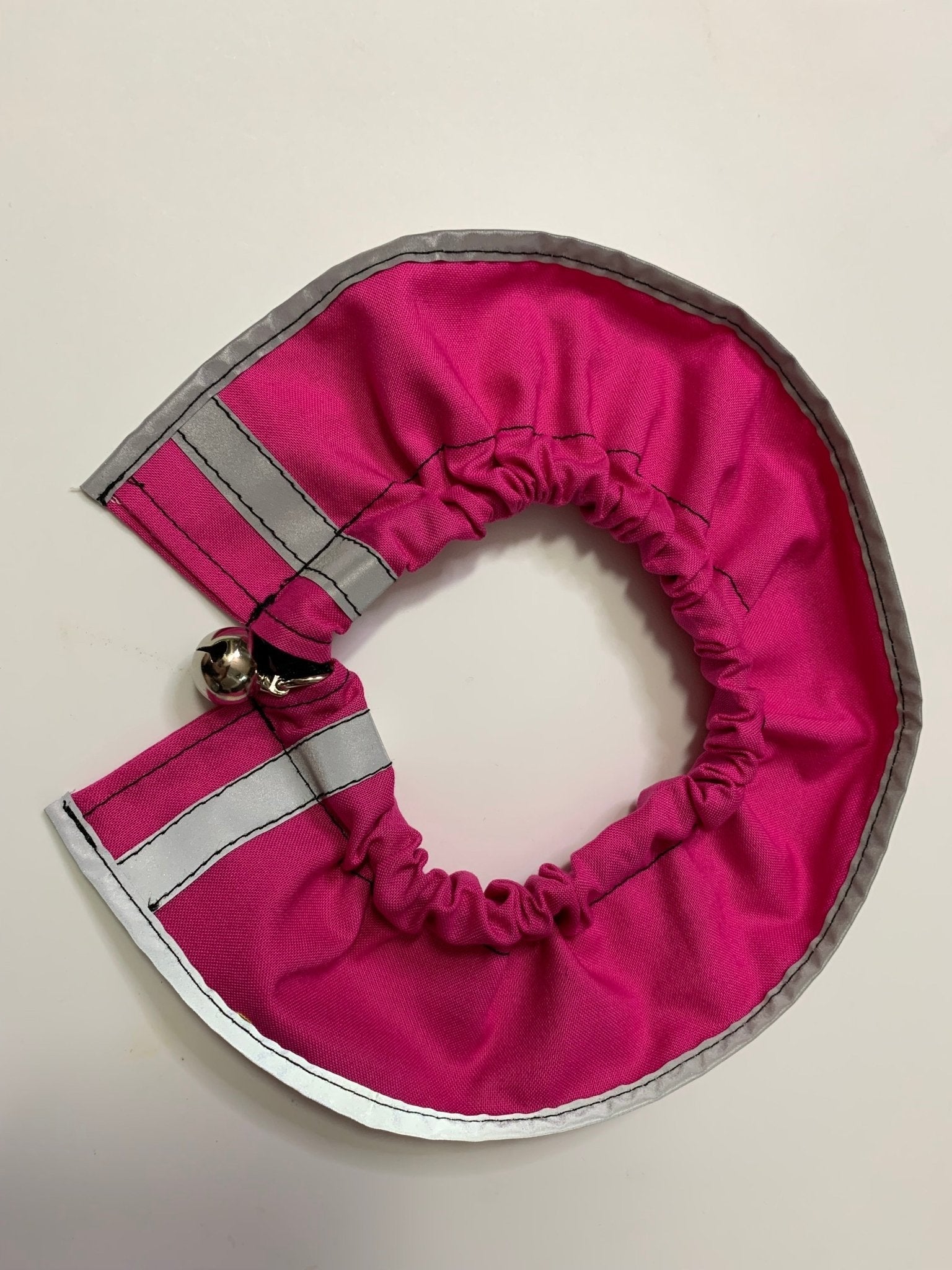 Red breakaway cat collar with bandana from Crazy K Farm Pet and Poultry, designed as a Prey Saver cat collar for safety.