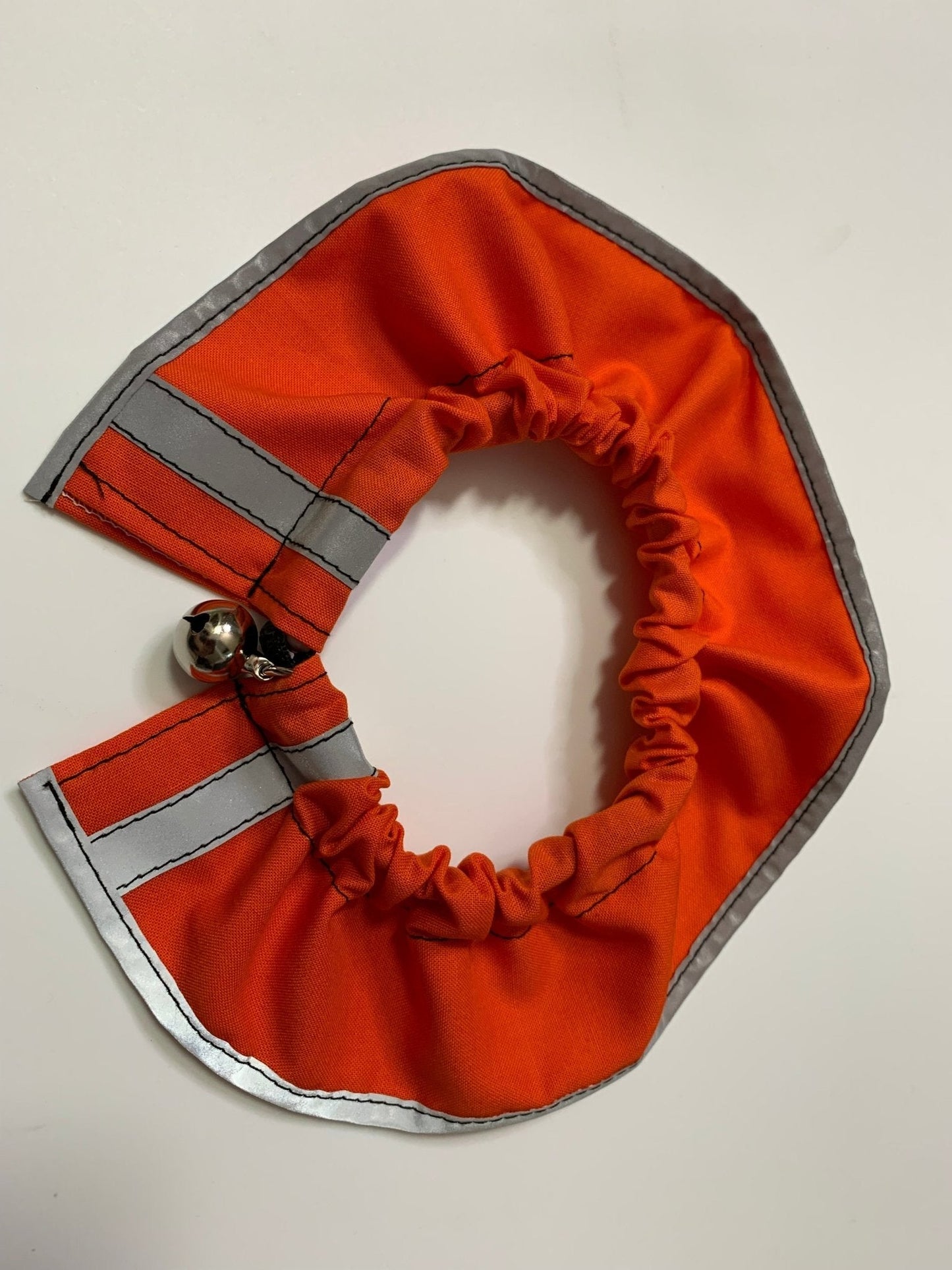 Red breakaway cat collar with bandana from Crazy K Farm Pet and Poultry, designed for safe, comfortable wear for cats.