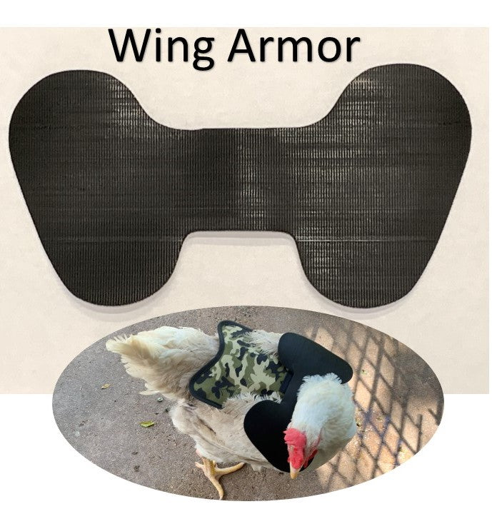 Navy hen apron with shoulder protectors for chickens, made by Crazy K Farm Pet and Poultry, designed to shield hens from pecking.