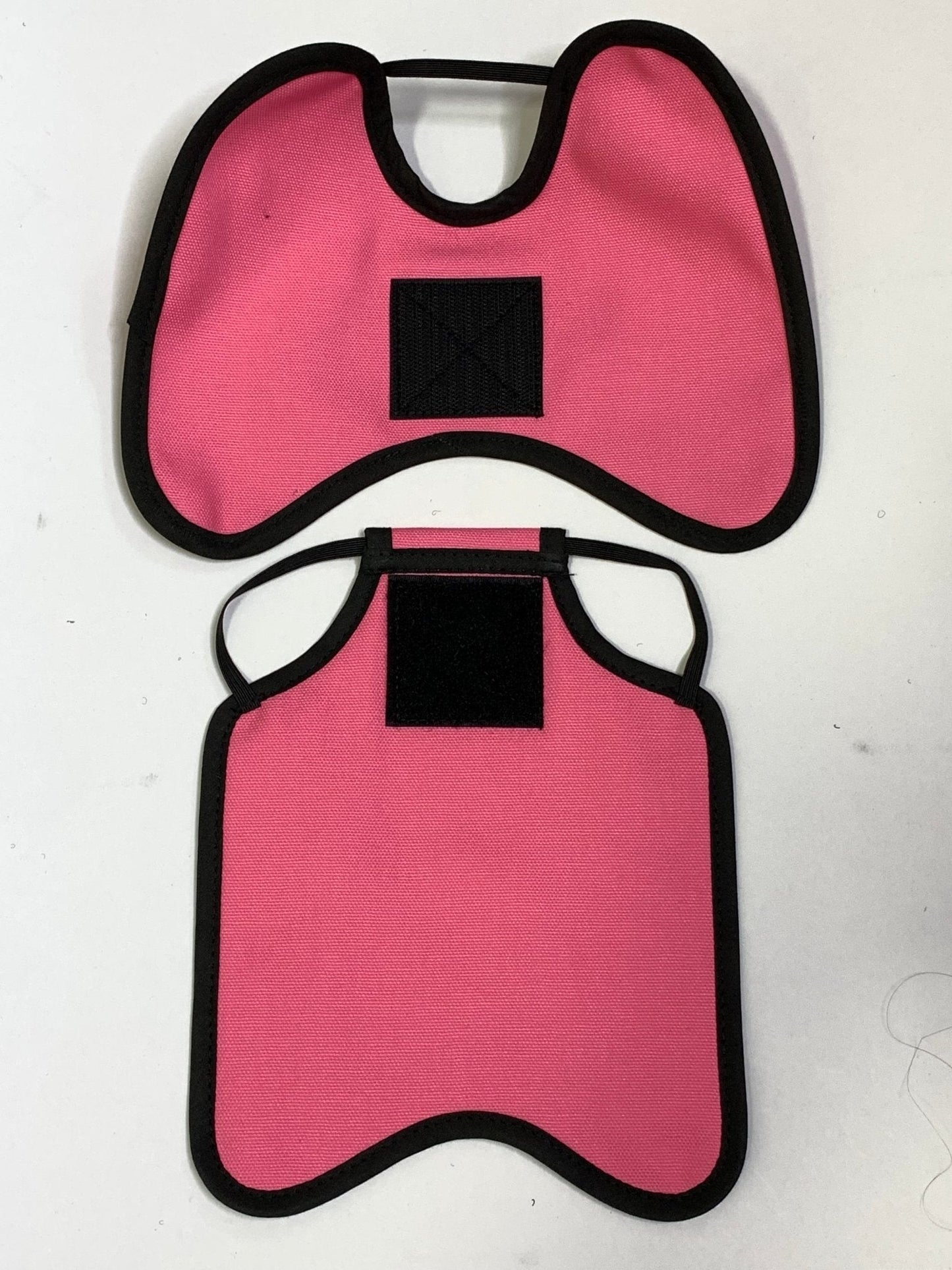 Navy hen apron with shoulder protectors for chickens, Crazy K Farm Pet and Poultry Hen Saver saddle, made in USA.