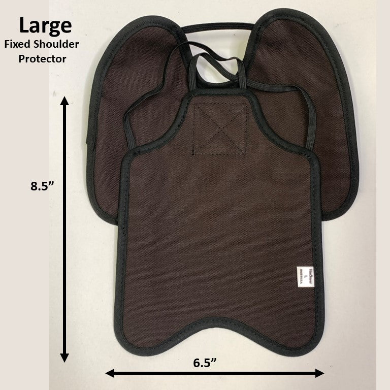 Navy hen apron with shoulder protectors by Crazy K Farm Pet and Poultry, designed for chickens to prevent feather pecking.