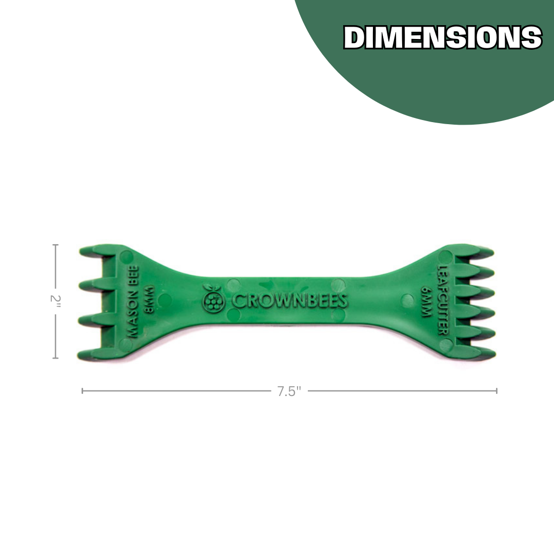 CrownBees Cocoon Harvesting Comb used for honeybee cocoon collection and hive management.