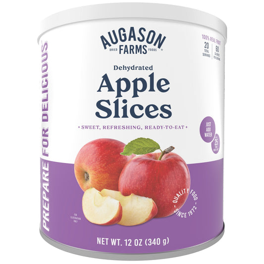 Dehydrated Apple Slices Can, 20 Servings - Blessings Grow Meadows