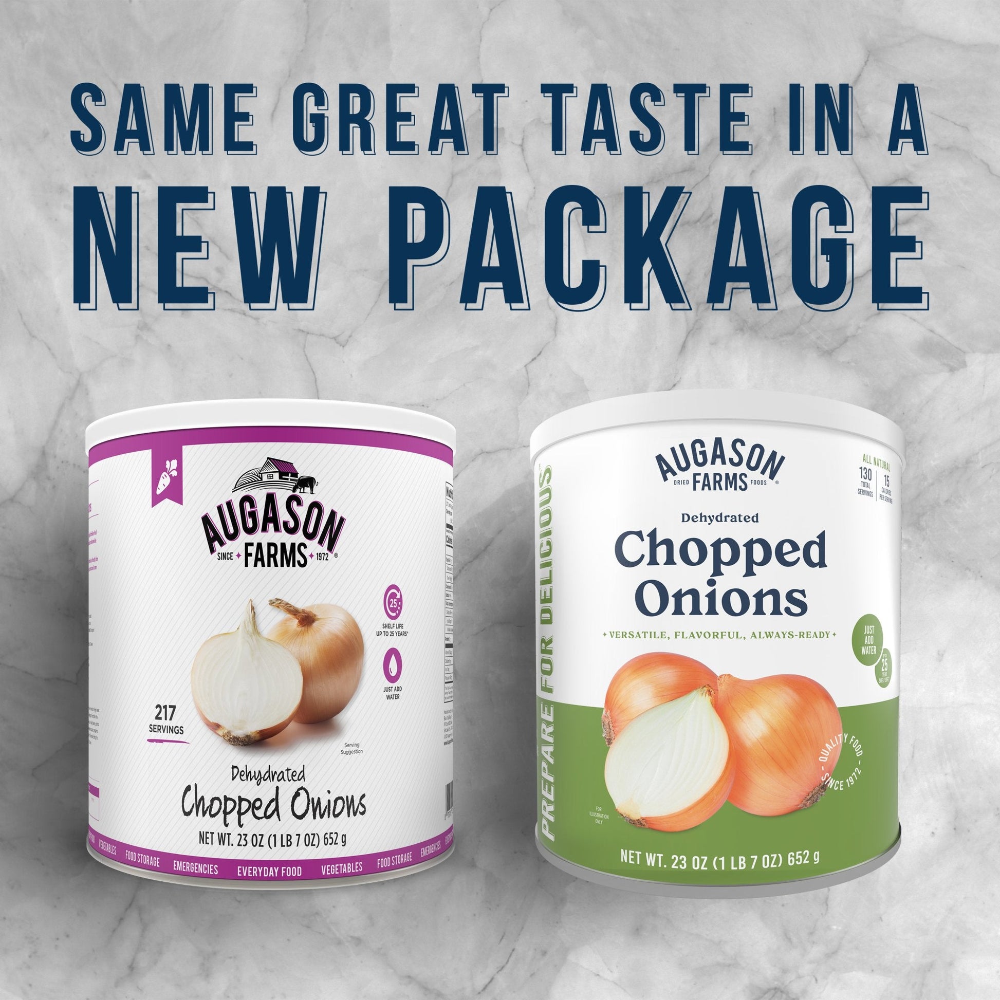 Dehydrated Chopped Onions Can, 130 Servings - Blessings Grow Meadows